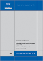 Cover "Konfessionelles Bildungswesen in der DDR"